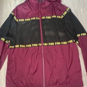 Pink windbreaker